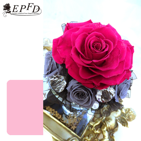 プリザーブドフラワー　ダイヤモンドローズメリア