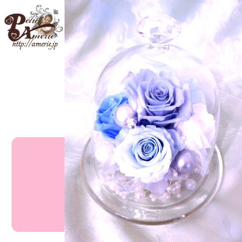 プリザーブドフラワー　カルテットローズドーム